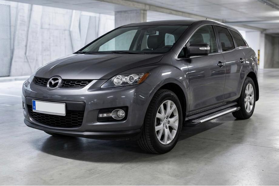 Mazda CX-7 2006-2012 Pedane Laterali Line (2 pz, Alluminio) Image