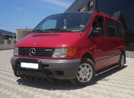 Mercedes Vito W638 1996-2003 Parabulloni WT003 Nero (Acciaio Inox) foto 3