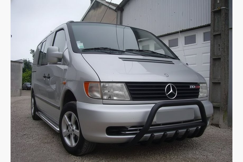 Mercedes Vito W638 1996-2003 Parabulloni WT003 Nero (Acciaio Inox) Image