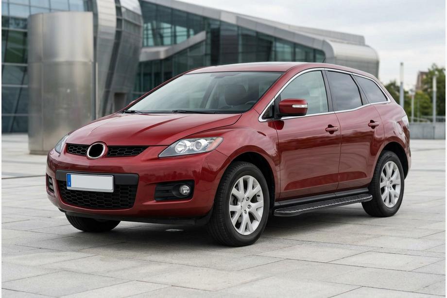 Mazda CX-7 2006-2012 Pedane Laterali Bosphorus Black (2 pz, Alluminio) Image