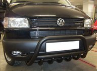 Volkswagen T4 Transporter 1990-2003 Parabulloni WT003 Nero (Acciaio Inox) foto 7