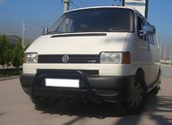 Volkswagen T4 Transporter 1990-2003 Parabulloni WT003 Nero (Acciaio Inox) foto 1