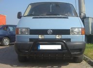 Volkswagen T4 Transporter 1990-2003 Parabulloni WT003 Nero (Acciaio Inox) foto 6