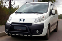 Citroen Jumpy 2007–2017 Parabullbar WT003 Nero Acciaio Inox foto 1