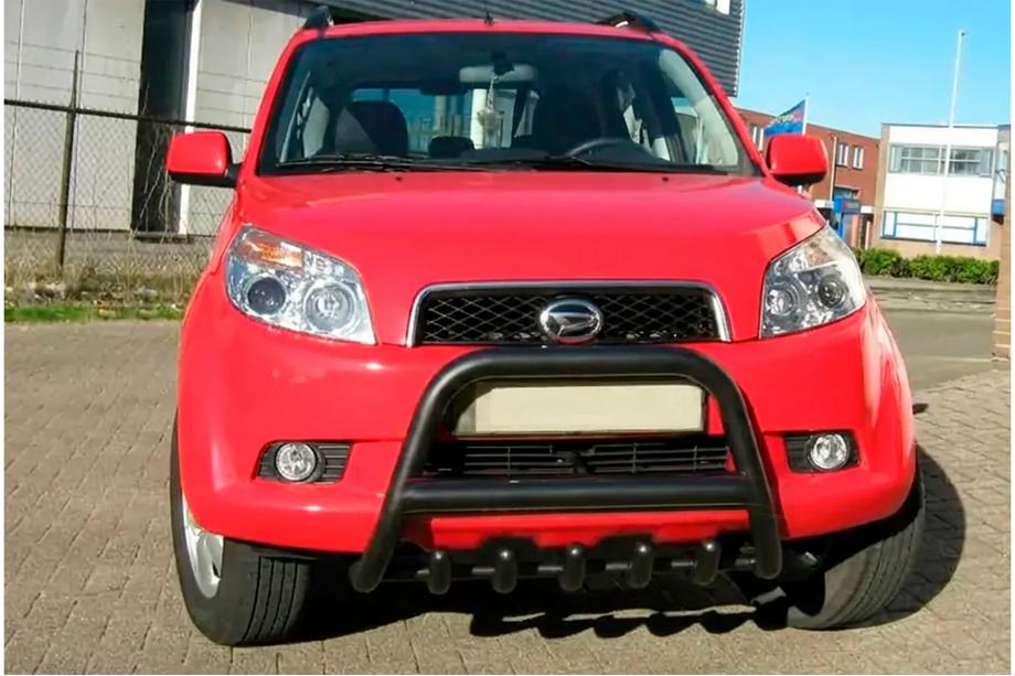 Daihatsu Terios 2006-2017 Parabullbar Anteriore WT003 Nero (Acciaio Inox) Image