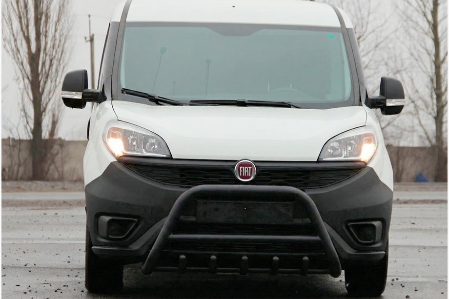 Fiat Doblo II 2010-2022 Parabulloni WT003 Nero (Acciaio Inox) Image