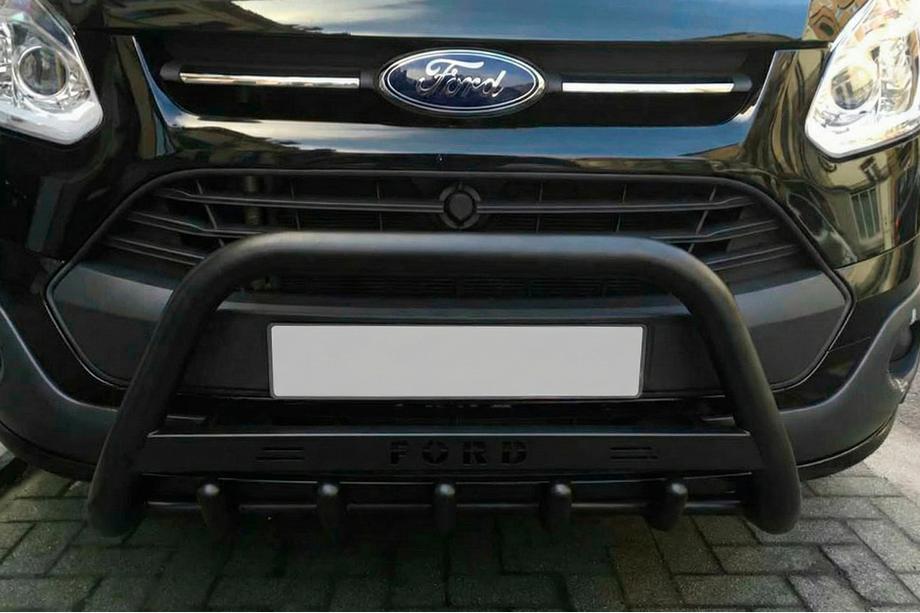 Ford Custom 2013-2022 Parabulloni WT004 Nero (Acciaio Inox) Image