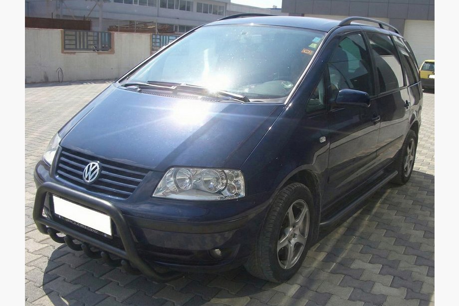 Ford Galaxy 1995-2006 Parabullbar WT003 Nero Acciaio Inox Image
