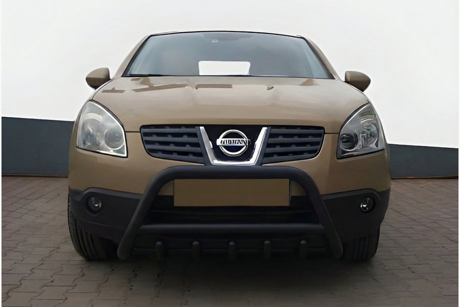 Nissan Qashqai 2010-2014 Parabullbar WT003 Nero Acciaio Inox Image
