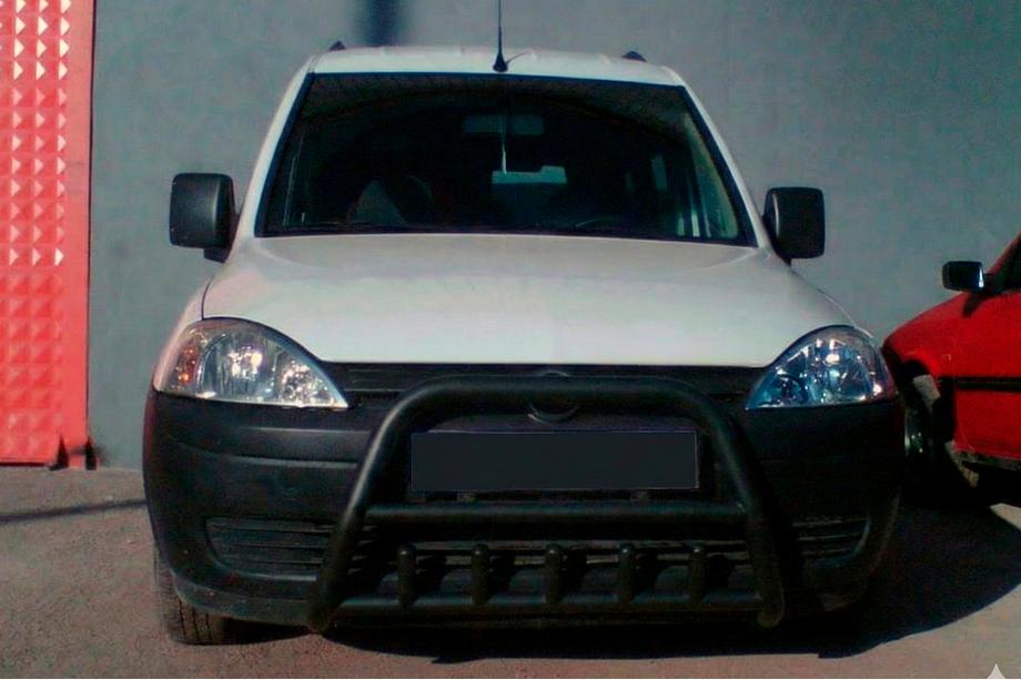 Opel Combo 2002–2012 Parabullbar WT003 Nero Acciaio Inox Image