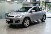 Mazda CX-7 2006-2012 Pedane Laterali Allmond Grey (2 pz, Alluminio) foto 1