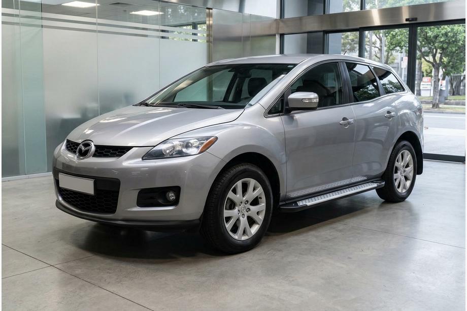 Mazda CX-7 2006-2012 Pedane Laterali Allmond Grey (2 pz, Alluminio) Image