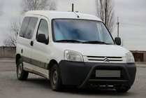 Peugeot Partner 1996-2008 Parabullbar WT003 Nero Acciaio Inox foto 5