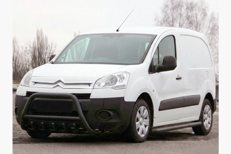 Peugeot Partner Tepee 2008-2018 Parabullbar WT003 Nero Acciaio Inox Image