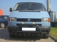 Volkswagen T4 Caravelle/Multivan 1990–2003 Parabullbar WT003 Nero Acciaio Inox foto 1