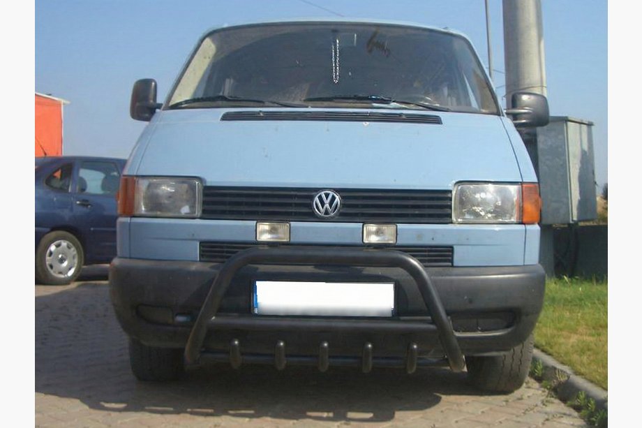 Volkswagen T4 Caravelle/Multivan 1990–2003 Parabullbar WT003 Nero Acciaio Inox Image