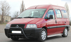 Citroen Jumpy 1996-2007 Parabullbar WT003 Nero Acciaio Inox foto 1