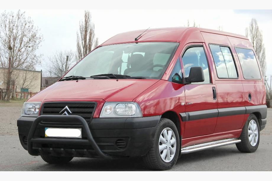 Citroen Jumpy 1996-2007 Parabullbar WT003 Nero Acciaio Inox Image
