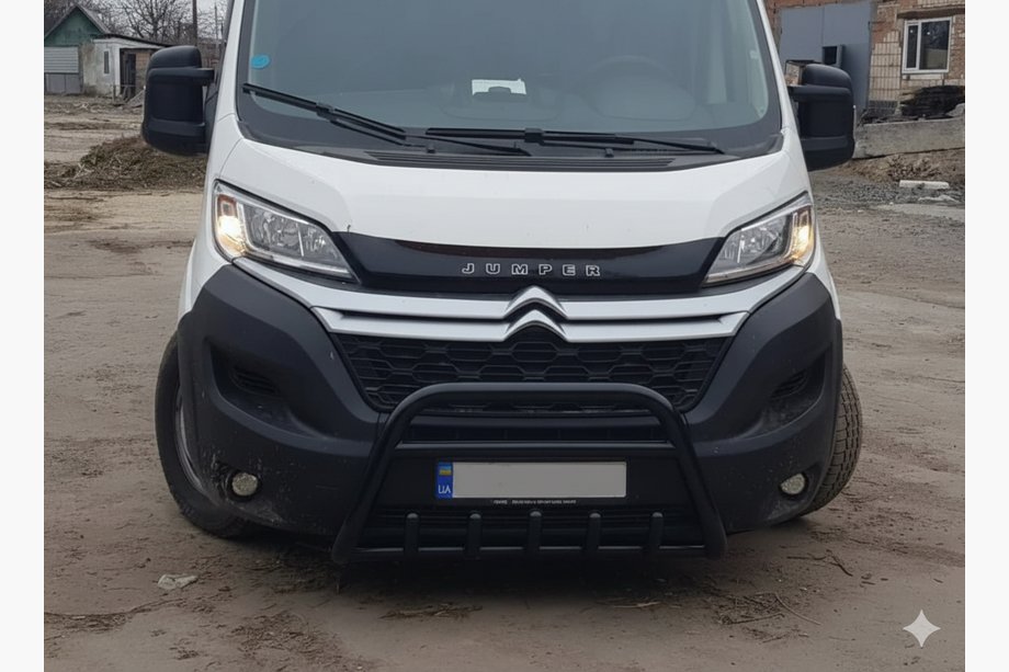 Opel Movano 2021- Parabullbar Anteriore WT003 Nero (Acciaio Inox) Image