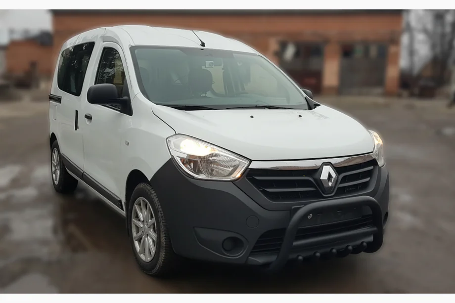 Renault Lodgy 2013-2022 Parabullbar WT003 Nero Acciaio Inox Image