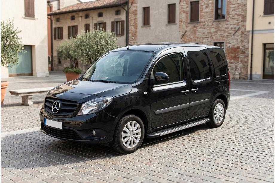 Mercedes Citan 2013-2021 Pedane Laterali Duru (2 pz, Alluminio) Image