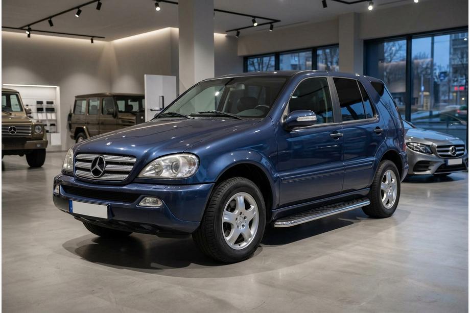 Mercedes ML W163 1997-2005 Pedane Laterali Maydos V1 (2 pz, Alluminio e Acciaio Inox) Foto 1