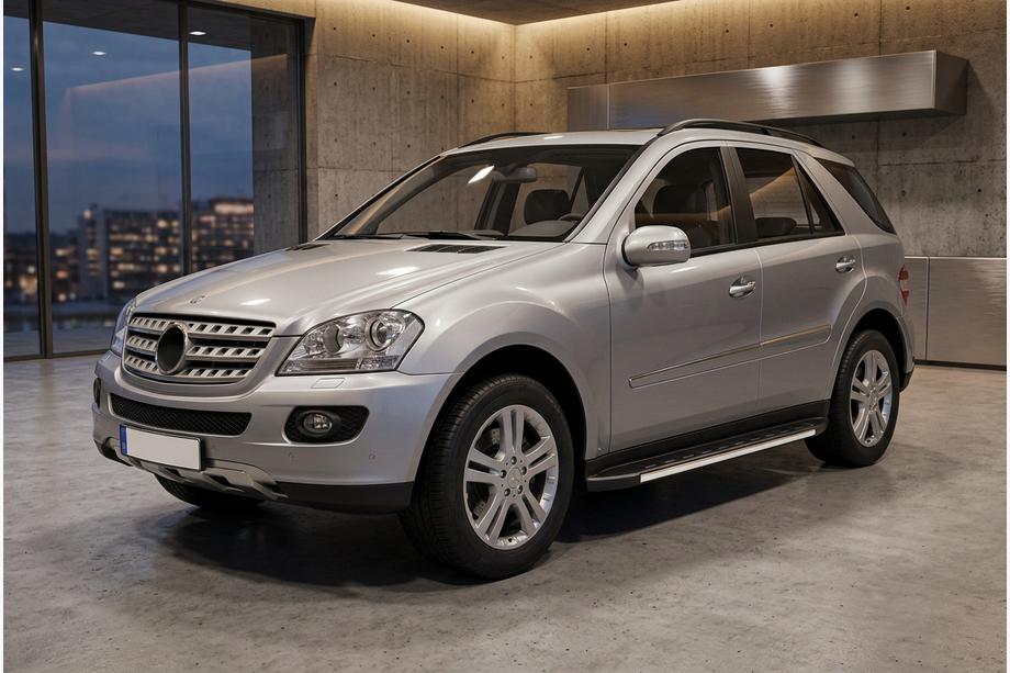Mercedes ML W164 2005-2011 Pedane Laterali Duru (2 pz, Alluminio) Image