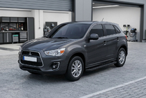 Mitsubishi ASX 2010-2023 Pedane Laterali Allmond Black (2 pz, Alluminio) foto 1