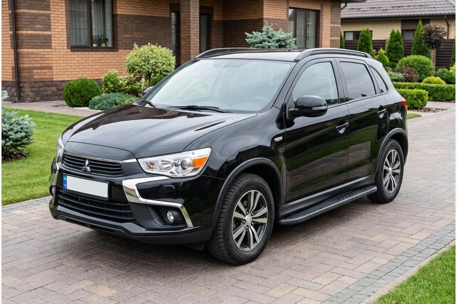 Mitsubishi ASX 2010-2023 Pedane Laterali Bosphorus Black (2 pz, Alluminio) Image