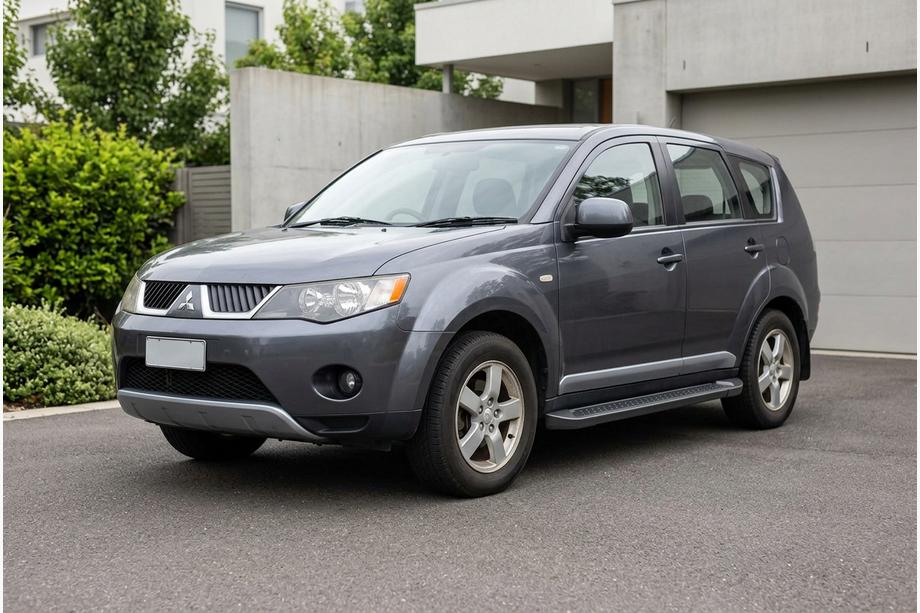 Mitsubishi Outlander 2006-2012 Pedane Laterali Allmond Black (2 pz, Alluminio) Foto 1