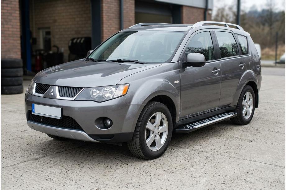 Mitsubishi Outlander 2006-2012 Pedane Laterali Sunrise (2 pz, Alluminio) Image