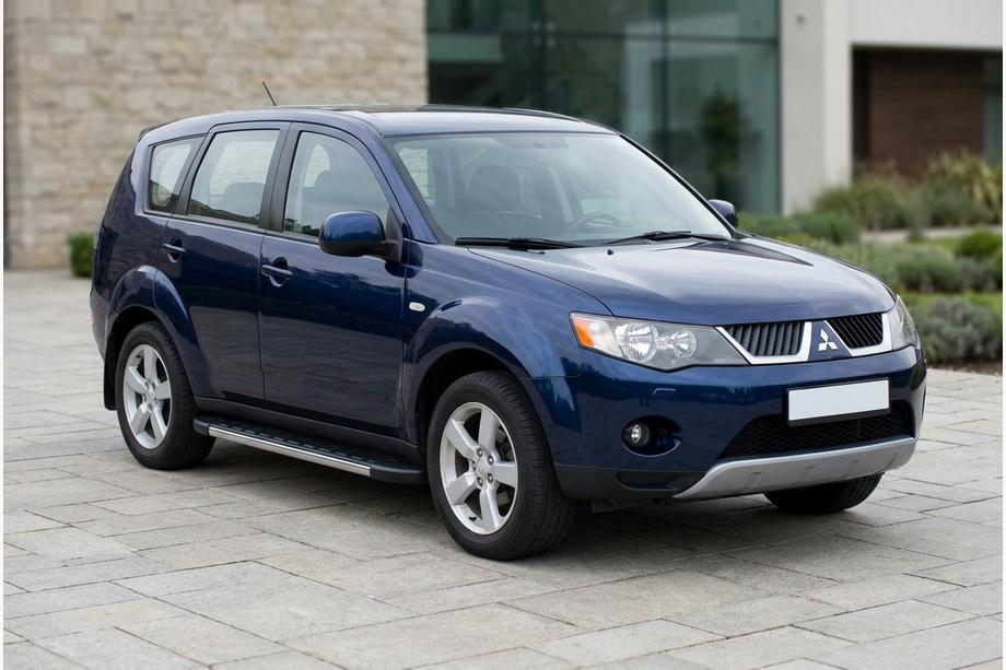 Mitsubishi Outlander 2006-2012 Pedane Laterali Duru (2 pz, Alluminio) Image