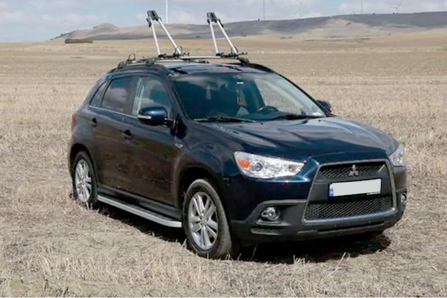 Mitsubishi Outlander 2006-2012 Pedane Laterali Tayga Grey (2 pz, Alluminio) Foto 6