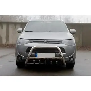 Protezione Anteriore WT004 (Acciaio Inox) Mitsubishi Outlander 2012-2021 foto 3