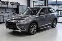 Mitsubishi Outlander 2012-2021 Pedane Laterali Line (2 pz, Alluminio) foto 1