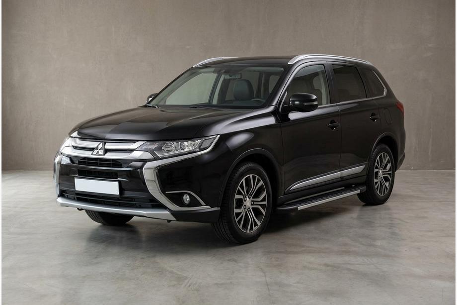 Mitsubishi Outlander 2012-2021 Pedane Laterali Duru (2 pz, Alluminio) Image