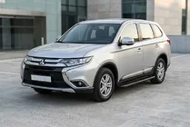 Mitsubishi Outlander 2012-2021 Pedane Laterali Bosphorus Black (2 pz, Alluminio) foto 1