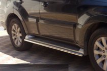 Mitsubishi Pajero Wagon IV 2006-2021 Tubi Laterali (2 pz, Acciaio Inox) foto 2