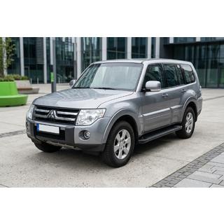 Pedane Laterali Allmond Black (2 pz, Alluminio) Mitsubishi Pajero Wagon IV 2006-2021 foto 1