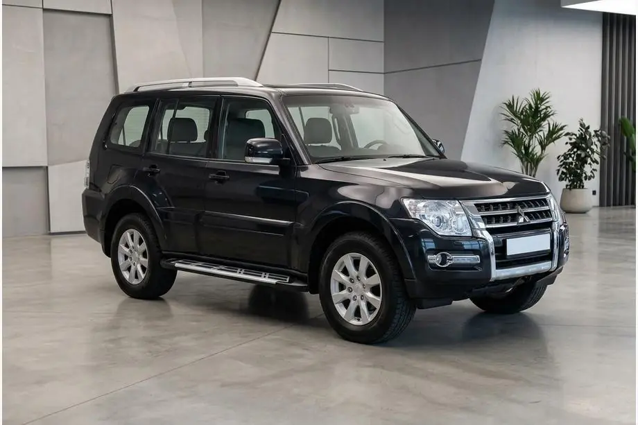Mitsubishi Pajero Wagon IV 2006-2021 Pedane Laterali Sunrise (2 pz, Alluminio) Image