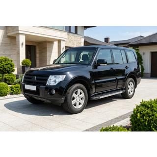 Pedane Laterali RedLine V1 (2 pz, Alluminio) Mitsubishi Pajero Wagon IV 2006-2021 foto 1