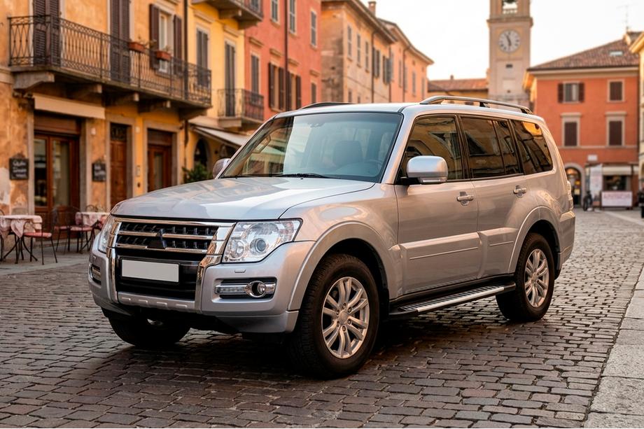 Mitsubishi Pajero Wagon IV 2006-2021 Pedane Laterali Line (2 pz, Alluminio) Image