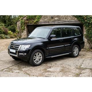 Pedane Laterali Duru (2 pz, Alluminio) Mitsubishi Pajero Wagon IV 2006-2021 foto 1