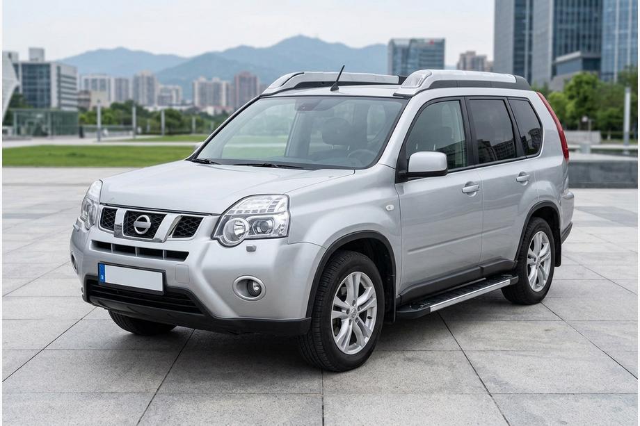 Nissan X-trail T31 2007-2014 Pedane Laterali RedLine V1 (2 pz, Alluminio) Image