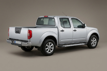 Nissan Navara 2006-2015 Pedane Laterali Line (2 pz, Alluminio) foto 1