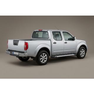 Pedane Laterali Line (2 pz, Alluminio) Nissan Navara 2006-2015 foto 1