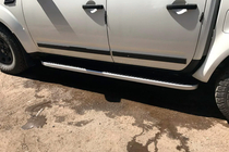Nissan Navara 2006-2015 Pedane Laterali Tayga (2 pz, Alluminio) foto 8