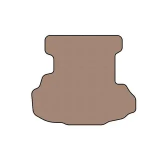Tappetino in gomma per bagagliaio Carsuit (2011-2016, SD, beige)