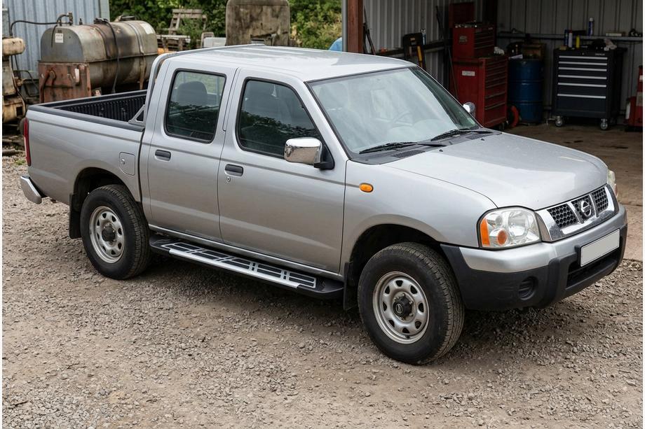 Nissan NP300 1999-2015 Pedane Laterali Sunrise (2 pz, Alluminio) Image