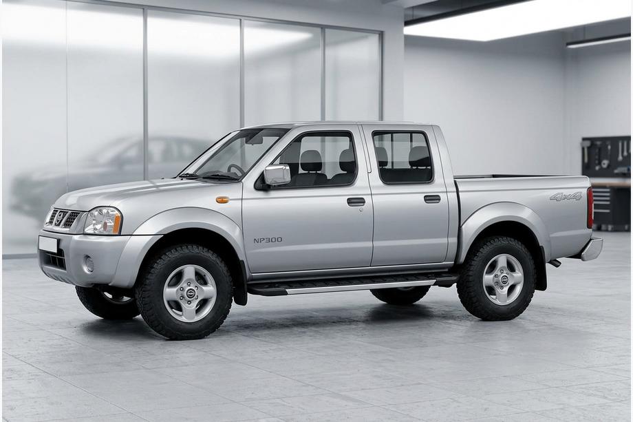Nissan NP300 1999-2015 Pedane Laterali RedLine V1 (2 pz, Alluminio) Image